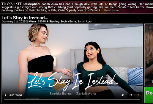 Transfixed shemale videos